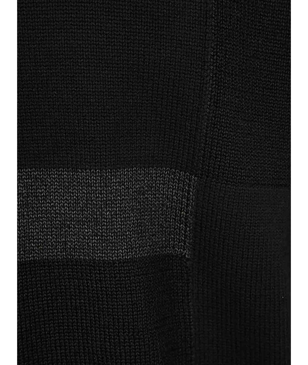 COMME DES GARÇONS HOMME PLUS Черный полиэстеровый джемпер / свитер, фото 3