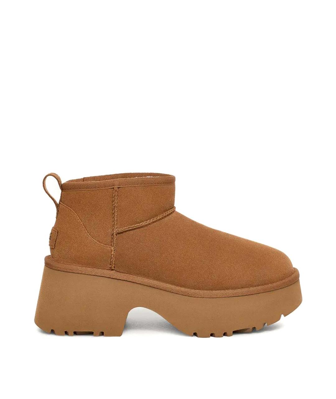 UGG Коричневые замшевые ботильоны, фото 1