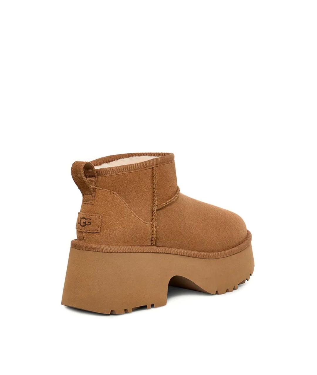 UGG Коричневые замшевые ботильоны, фото 4