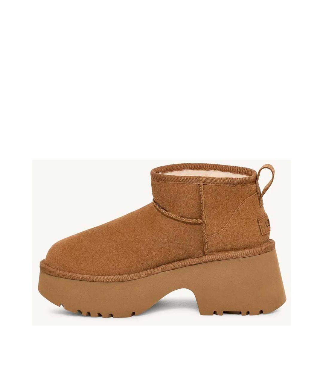 UGG Коричневые замшевые ботильоны, фото 3