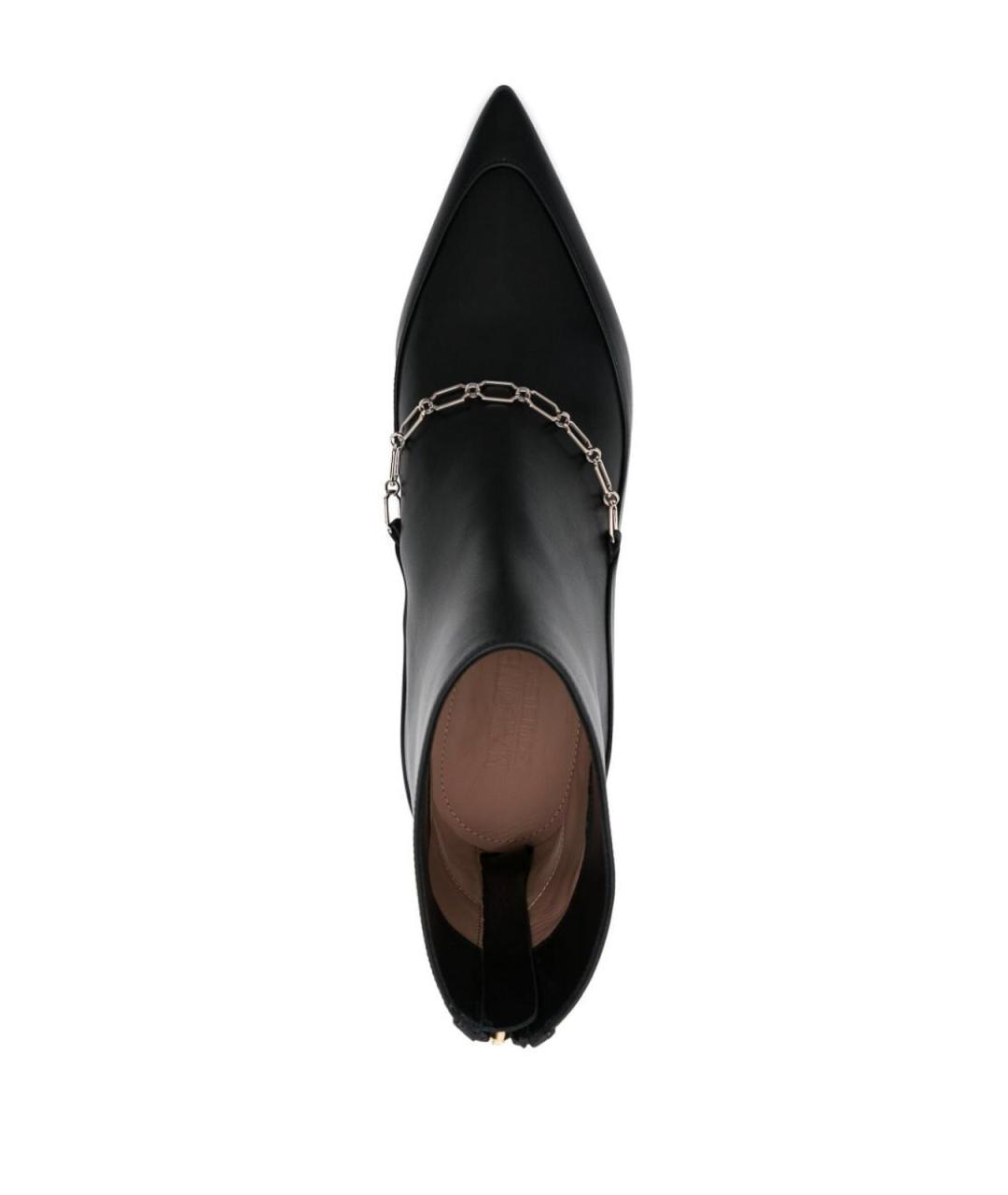 MALONE SOULIERS Черные кожаные ботильоны, фото 2