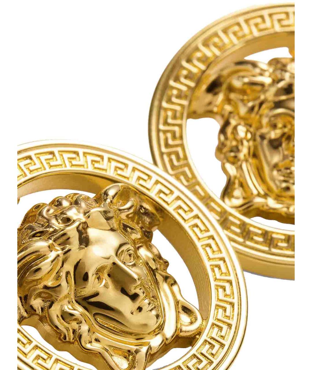 VERSACE Золотые серьги из желтого золота, фото 2