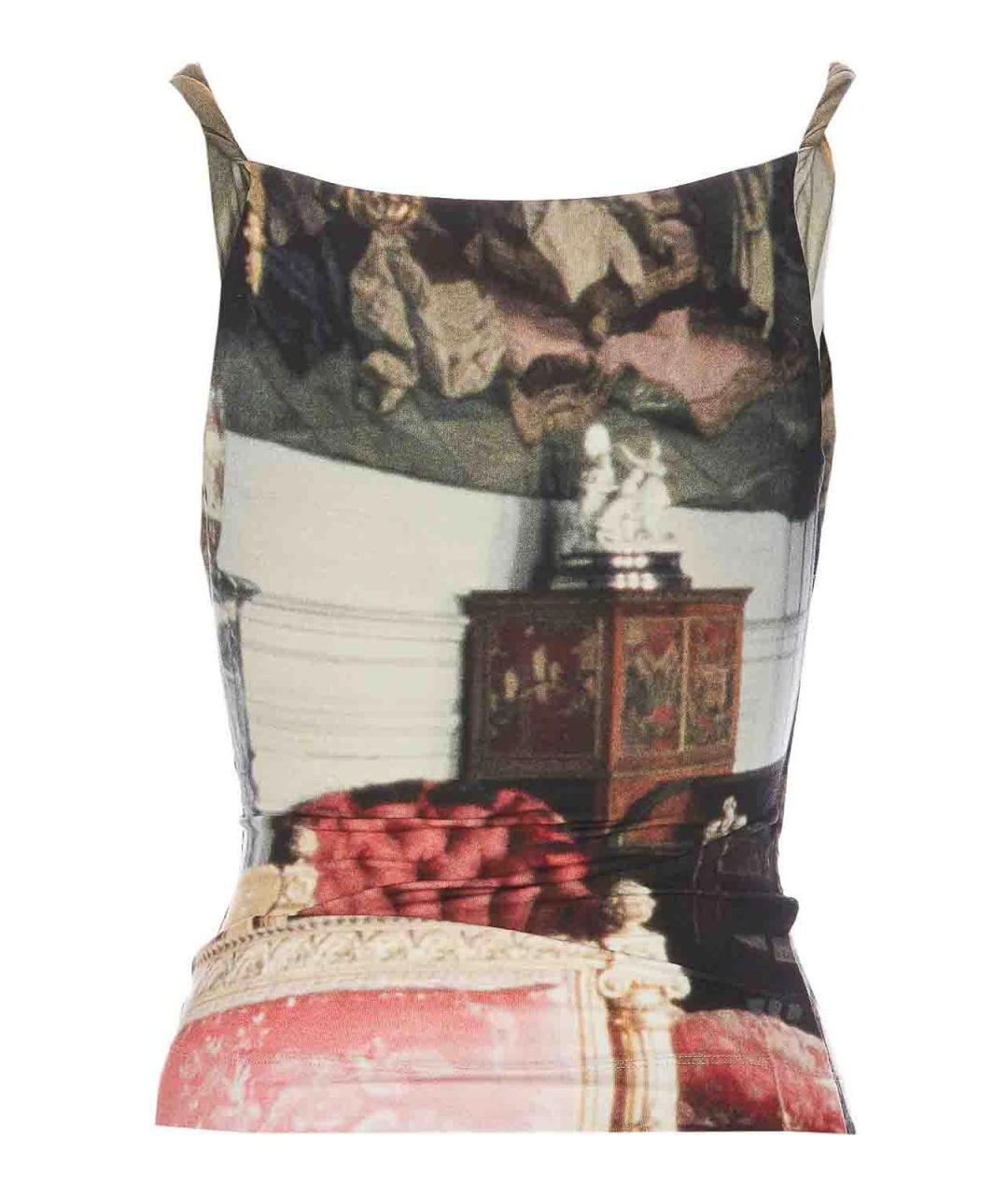 VIVIENNE WESTWOOD Мульти вискозная майка, фото 2
