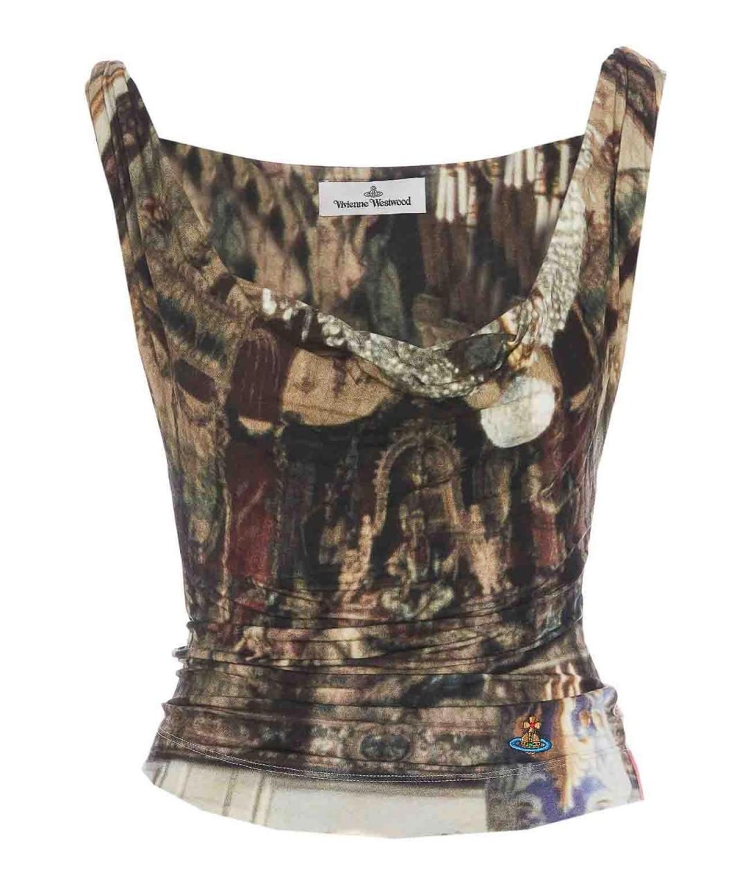 VIVIENNE WESTWOOD Мульти вискозная майка, фото 1