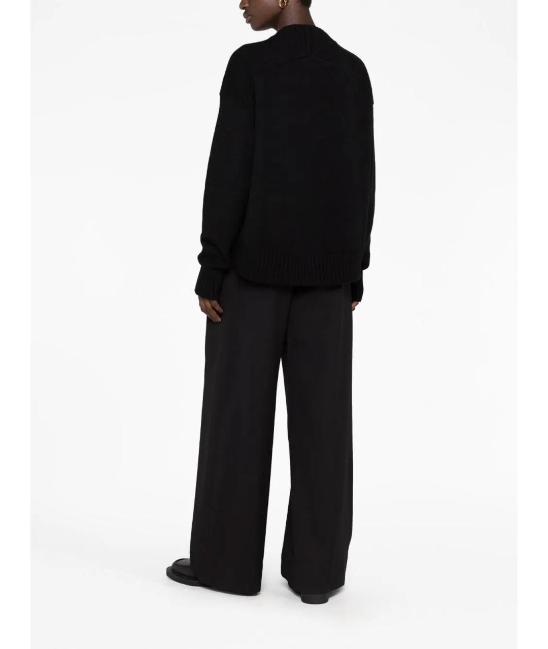JIL SANDER Черный кашемировый джемпер / свитер, фото 3