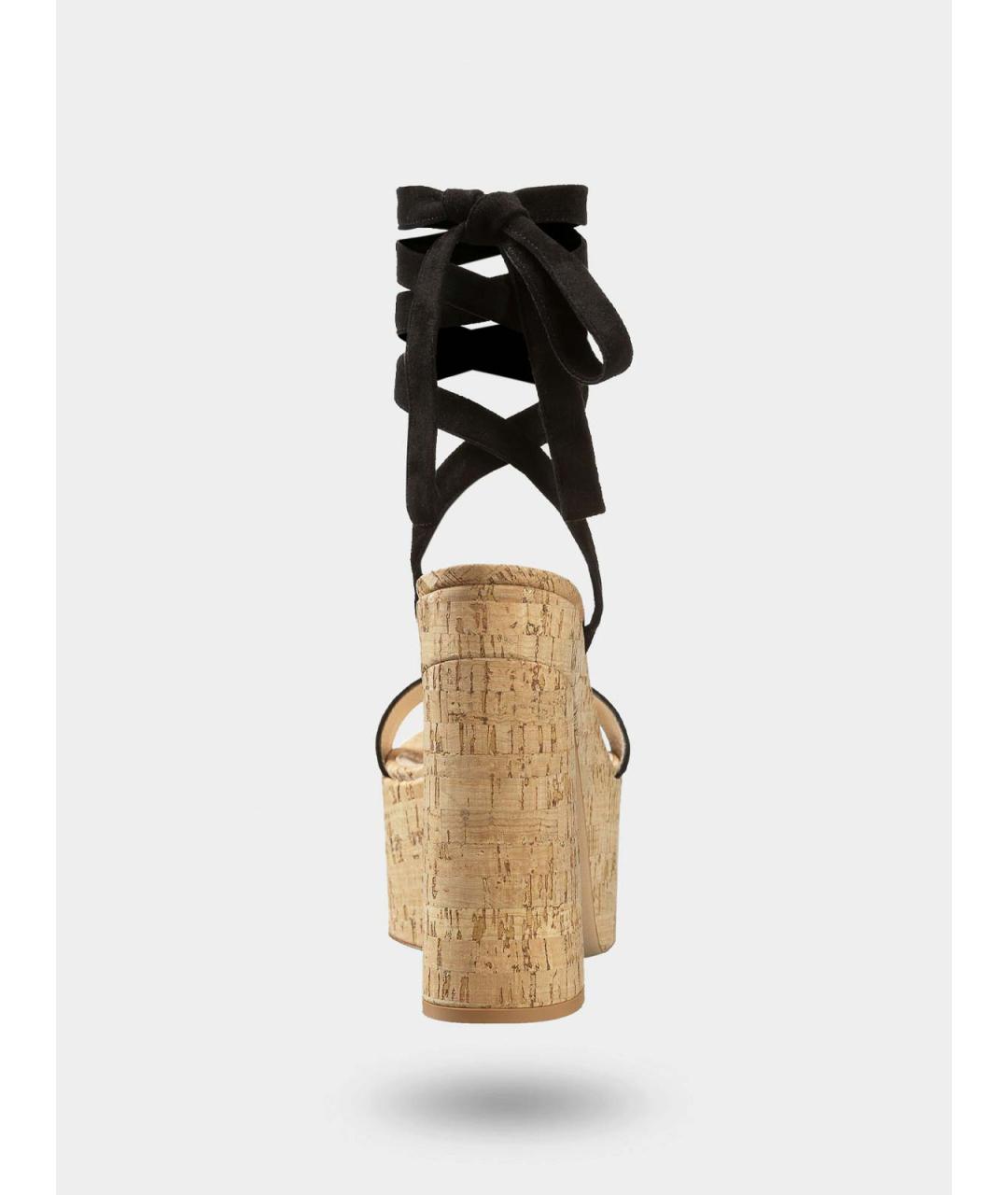 GIANVITO ROSSI Черные кожаные мюли, фото 4