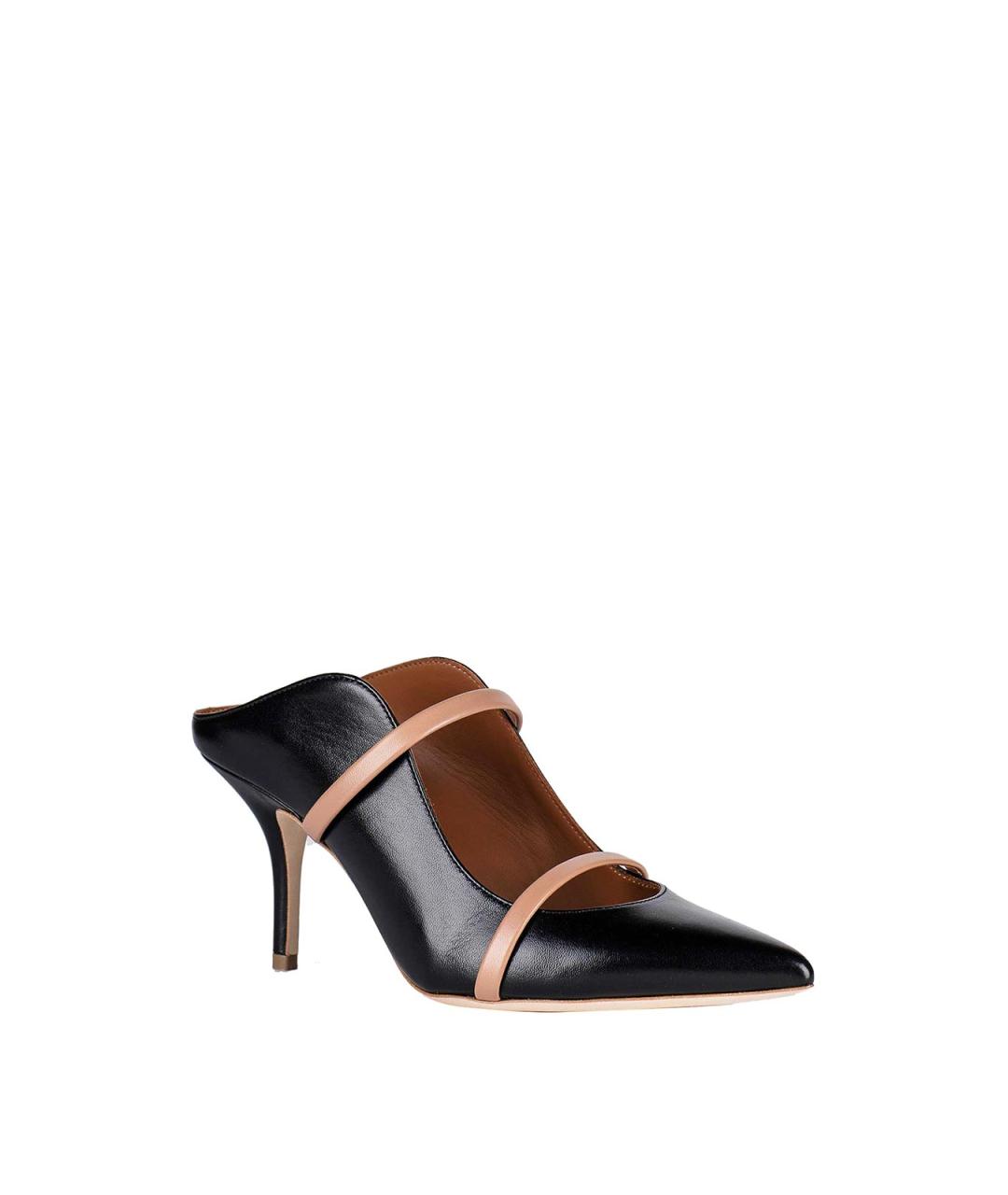 MALONE SOULIERS Розовые кожаные мюли, фото 2