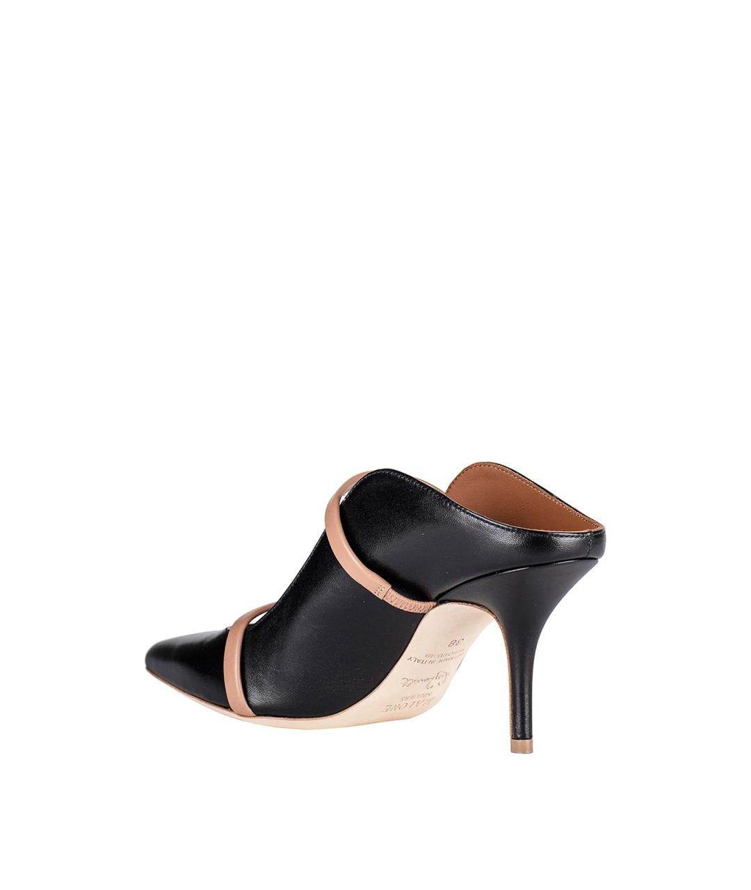 MALONE SOULIERS Розовые кожаные мюли, фото 3