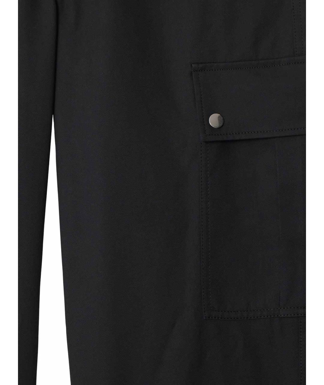 BURBERRY Черные хлопковые повседневные брюки, фото 2