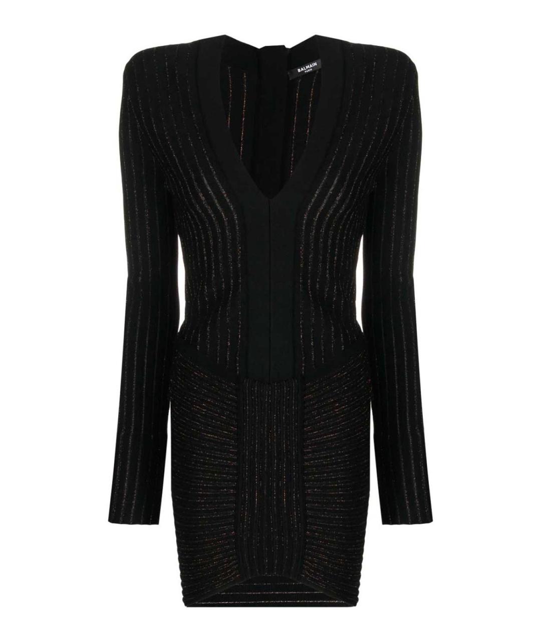 BALMAIN Черное повседневное платье, фото 1