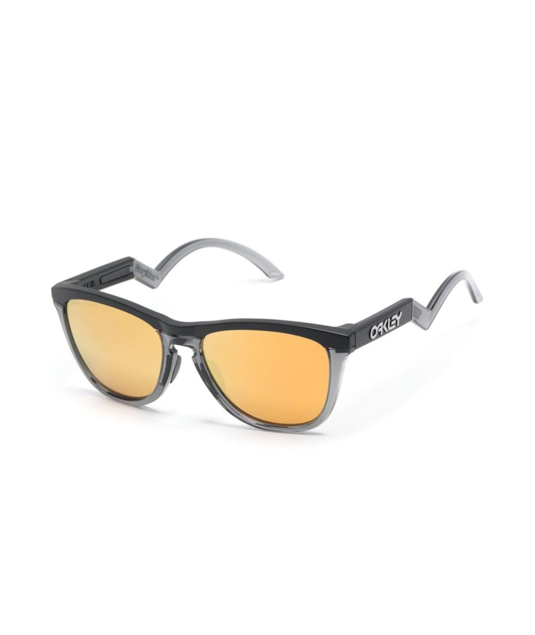 OAKLEY Черные солнцезащитные очки, фото 2