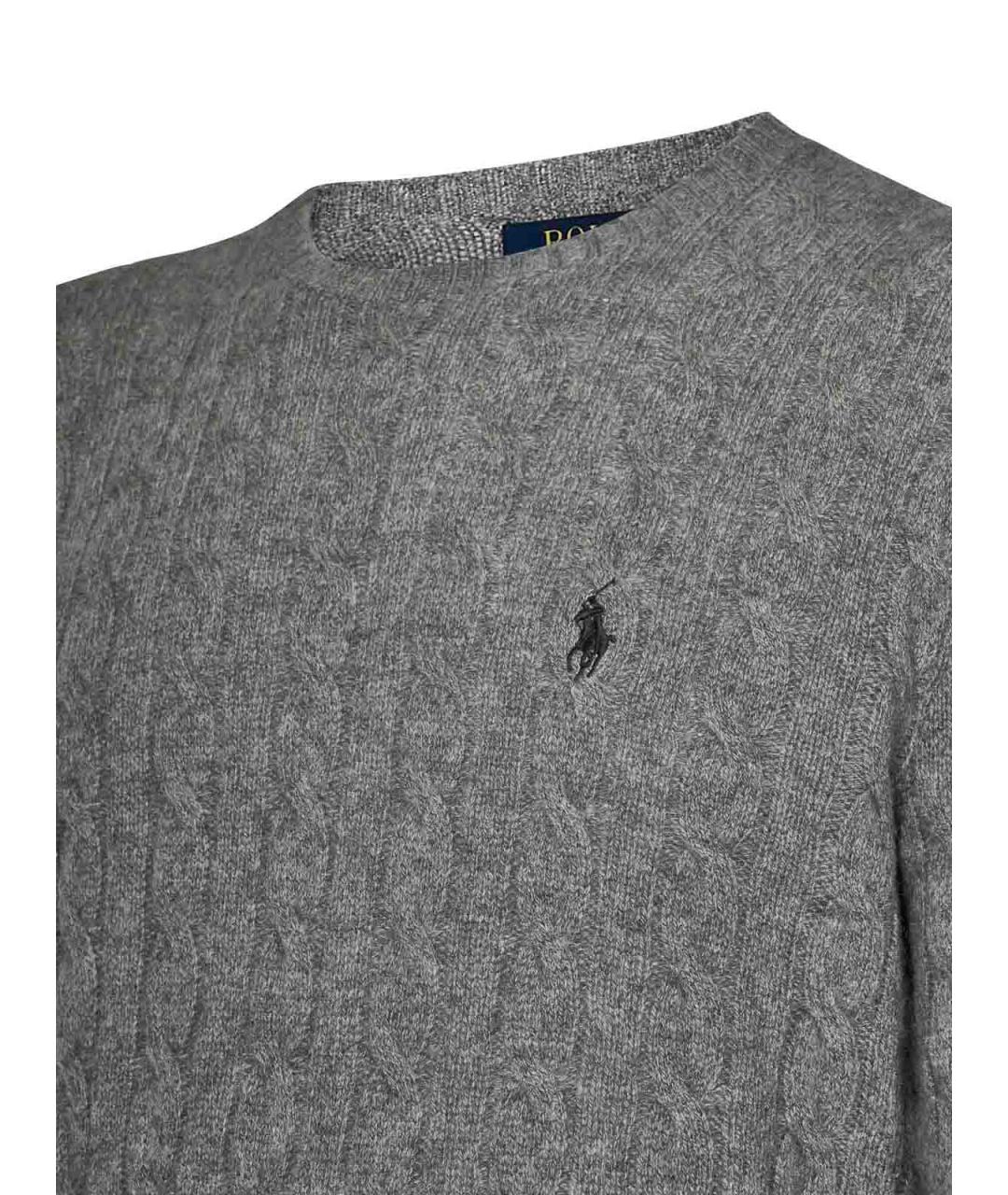 POLO RALPH LAUREN Серый кашемировый джемпер / свитер, фото 3