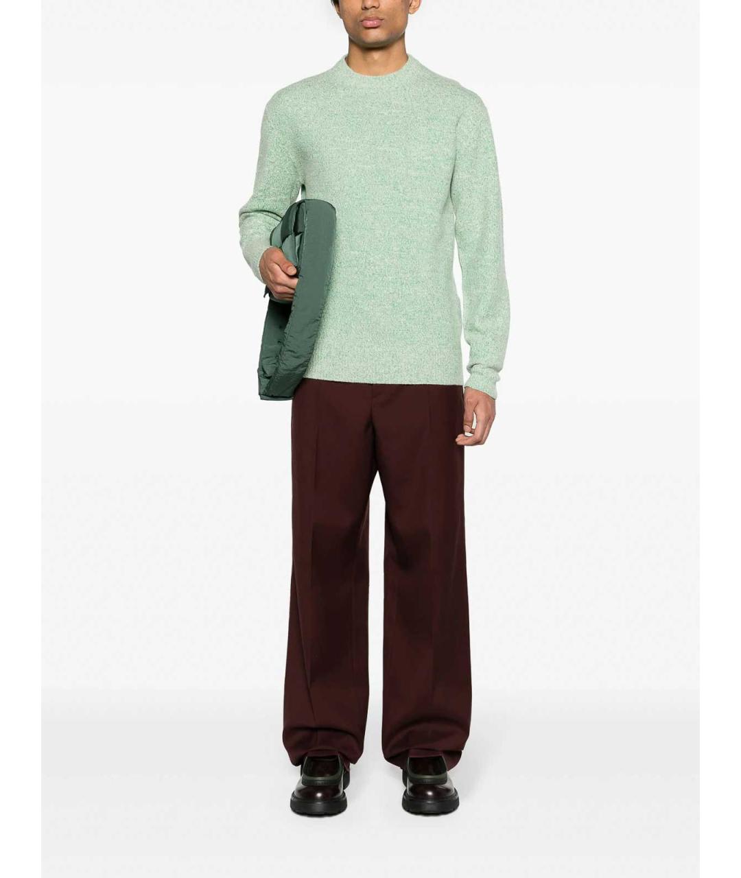 JIL SANDER Салатовый вискозный джемпер / свитер, фото 2