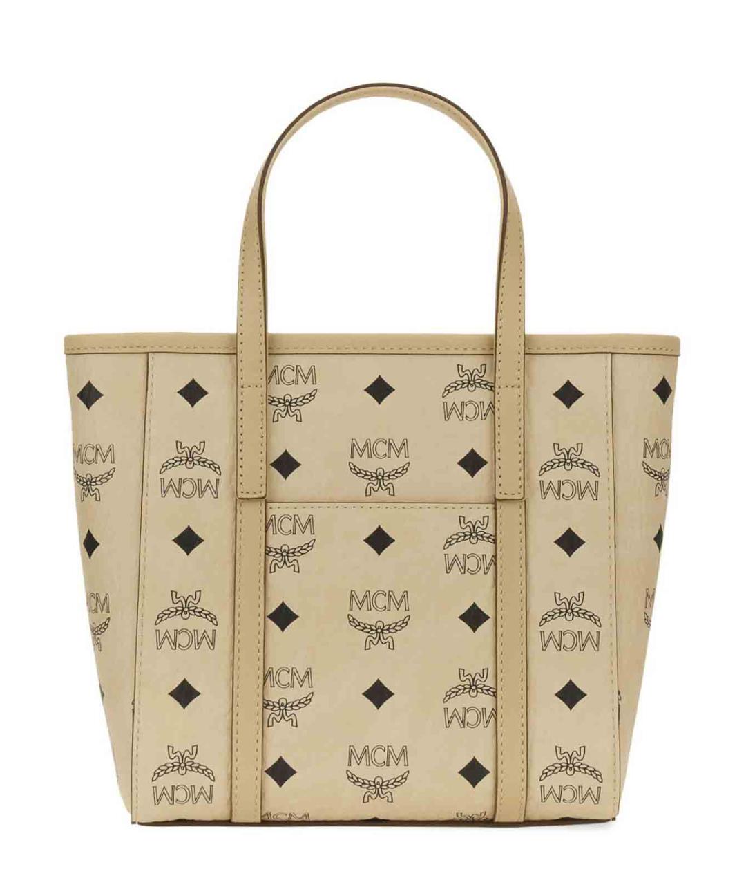 MCM Бежевая сумка тоут, фото 2