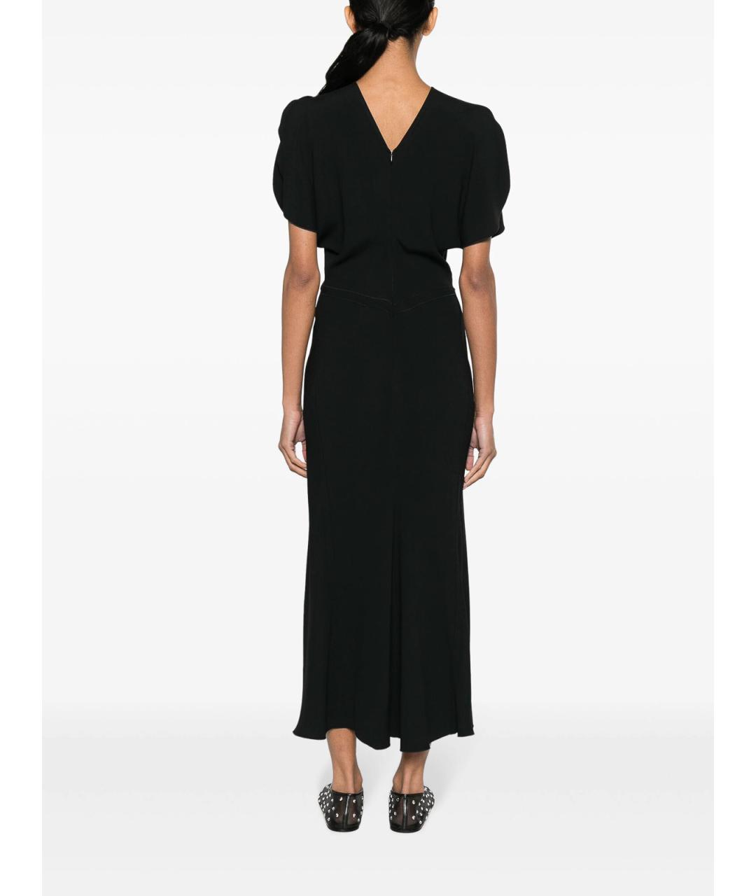 VICTORIA BECKHAM Черное вечернее платье, фото 4