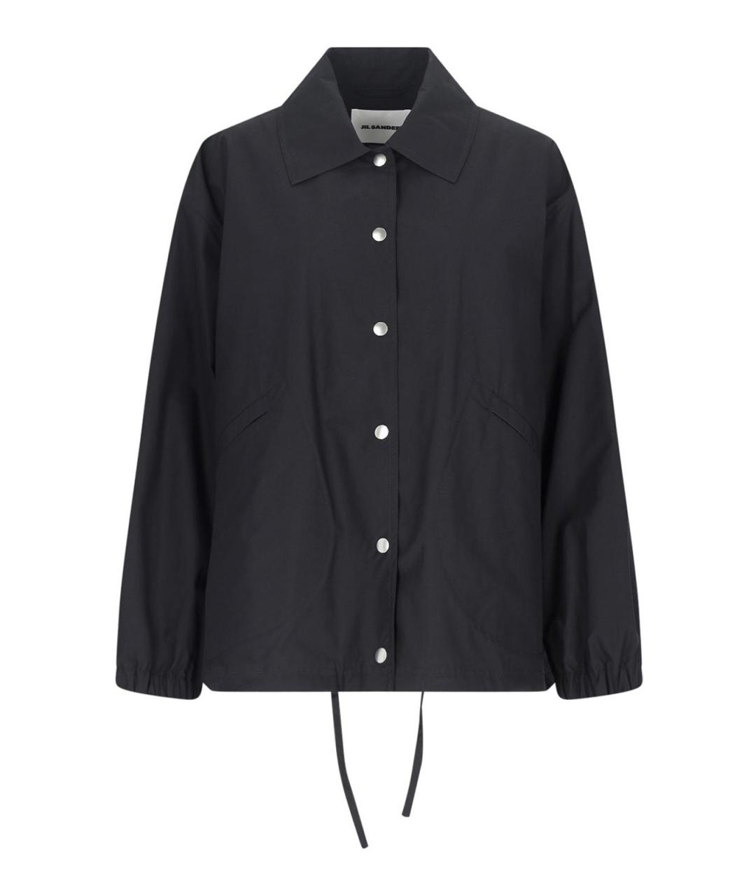 JIL SANDER Черный хлопковый жакет/пиджак, фото 1