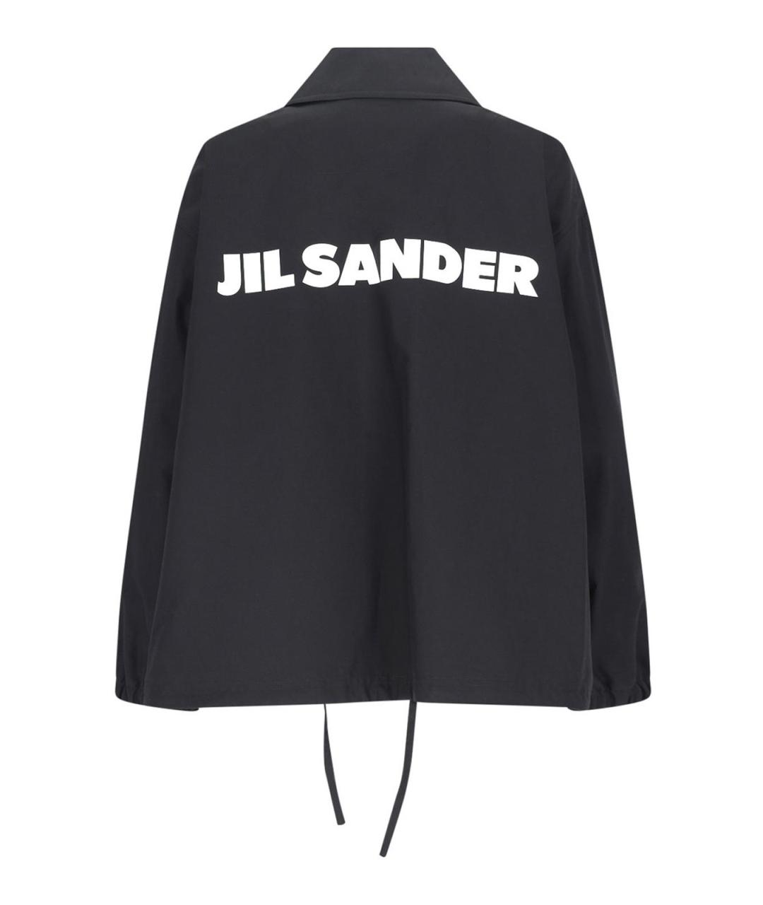 JIL SANDER Черный хлопковый жакет/пиджак, фото 2