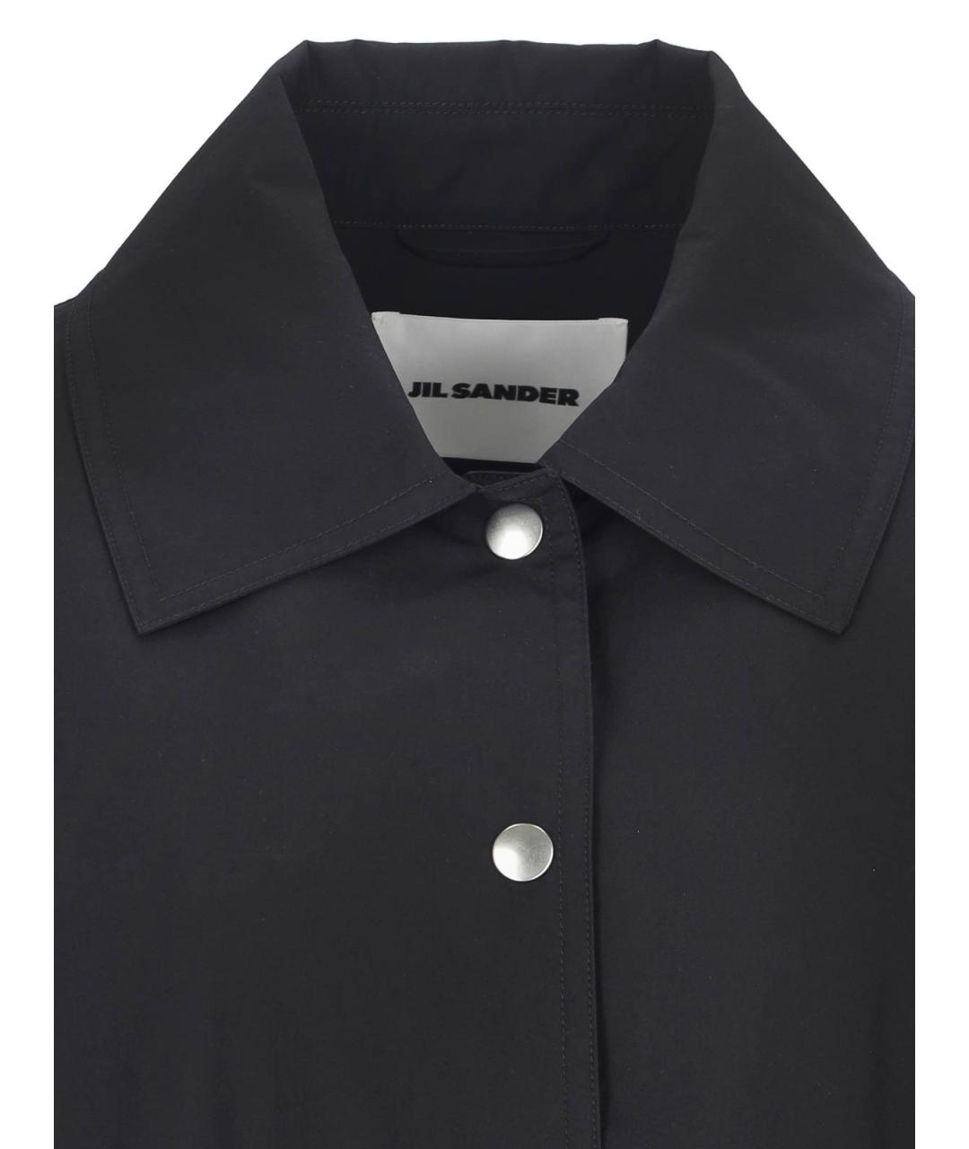 JIL SANDER Черный хлопковый жакет/пиджак, фото 3