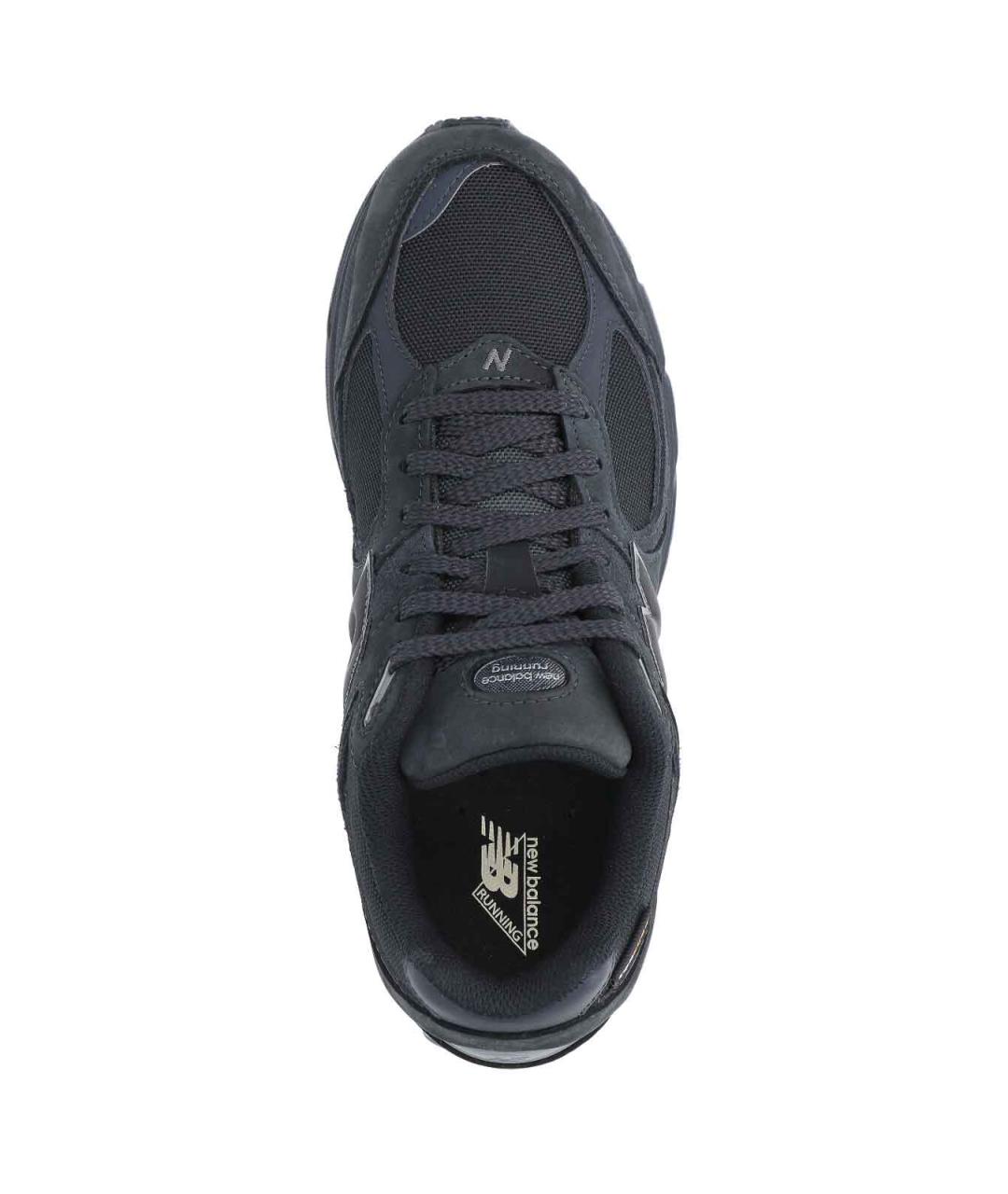 NEW BALANCE Черные замшевые низкие кроссовки / кеды, фото 5