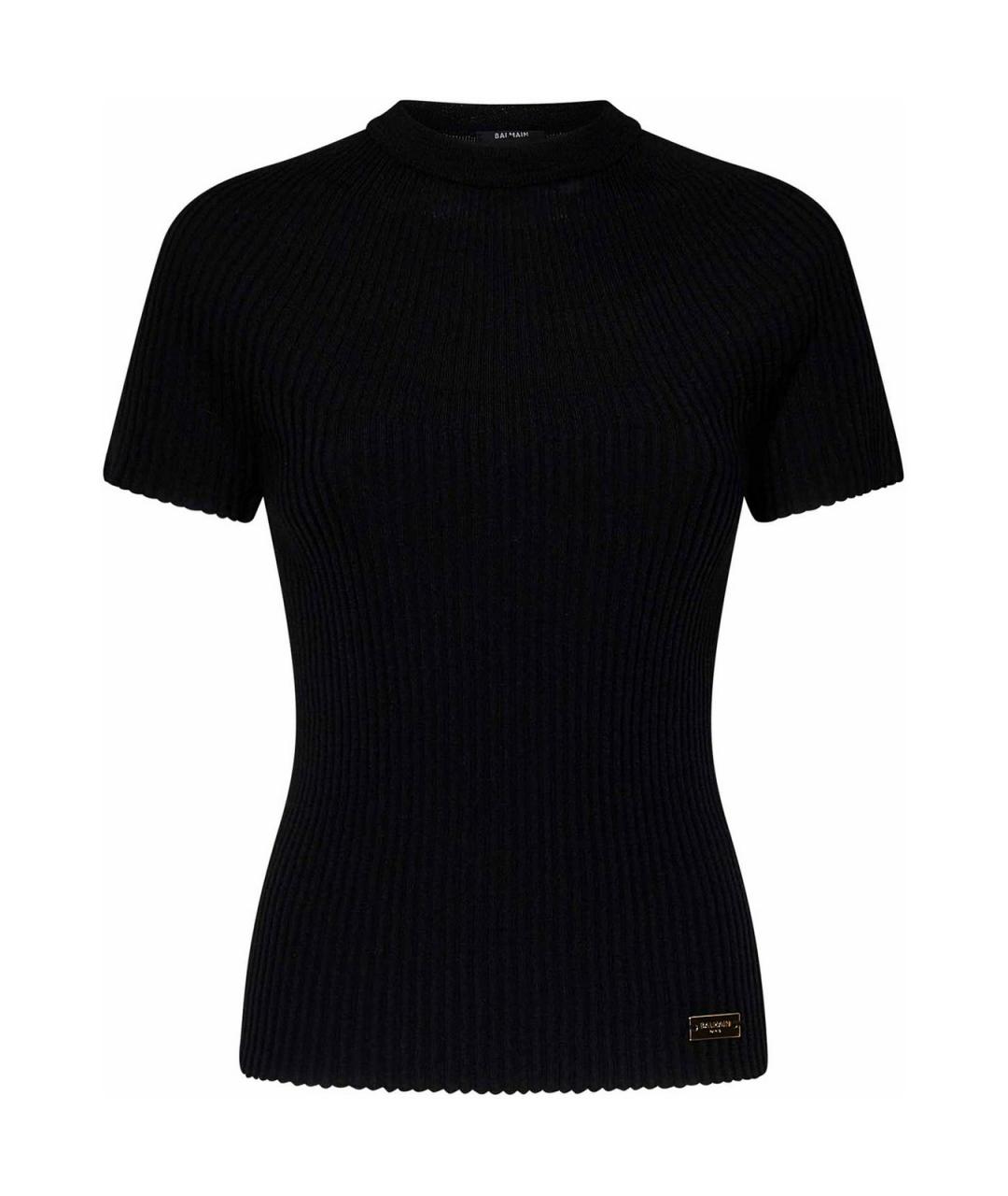 BALMAIN Черный джемпер / свитер, фото 1