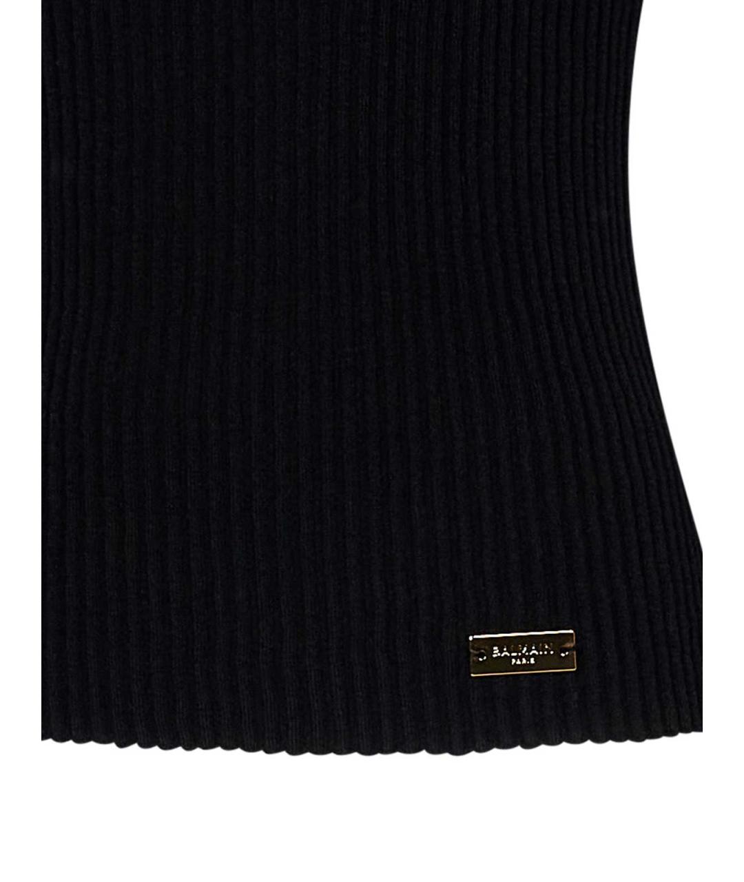 BALMAIN Черный джемпер / свитер, фото 3