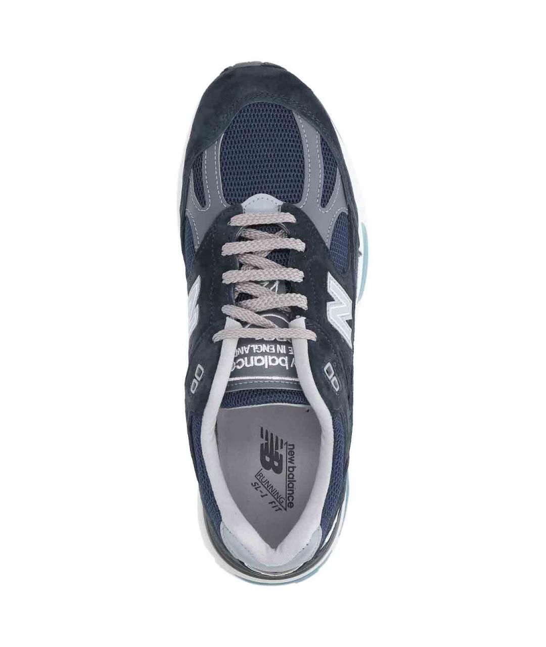 NEW BALANCE Синие замшевые низкие кроссовки / кеды, фото 5