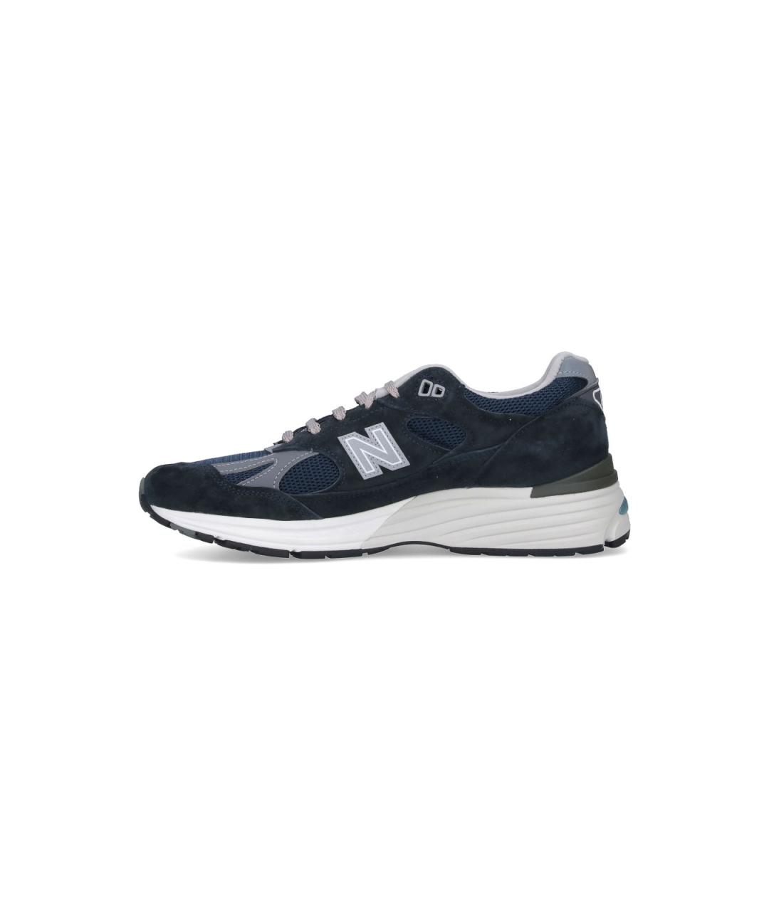NEW BALANCE Синие замшевые низкие кроссовки / кеды, фото 3