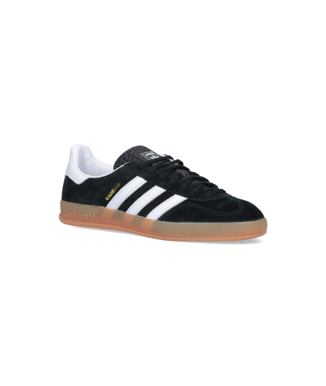 ADIDAS Черные замшевые низкие кроссовки / кеды, фото 2
