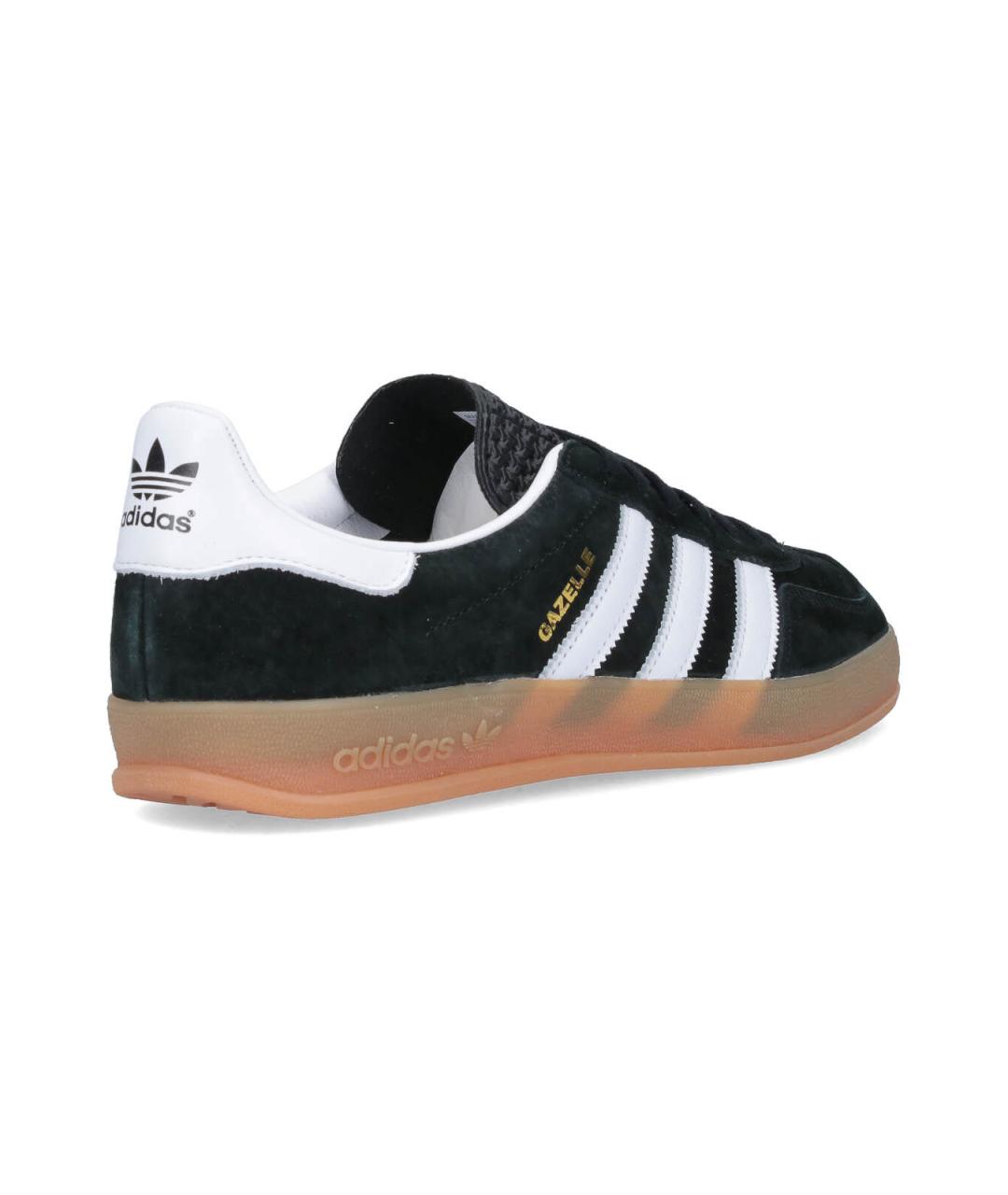 ADIDAS Черные замшевые низкие кроссовки / кеды, фото 4