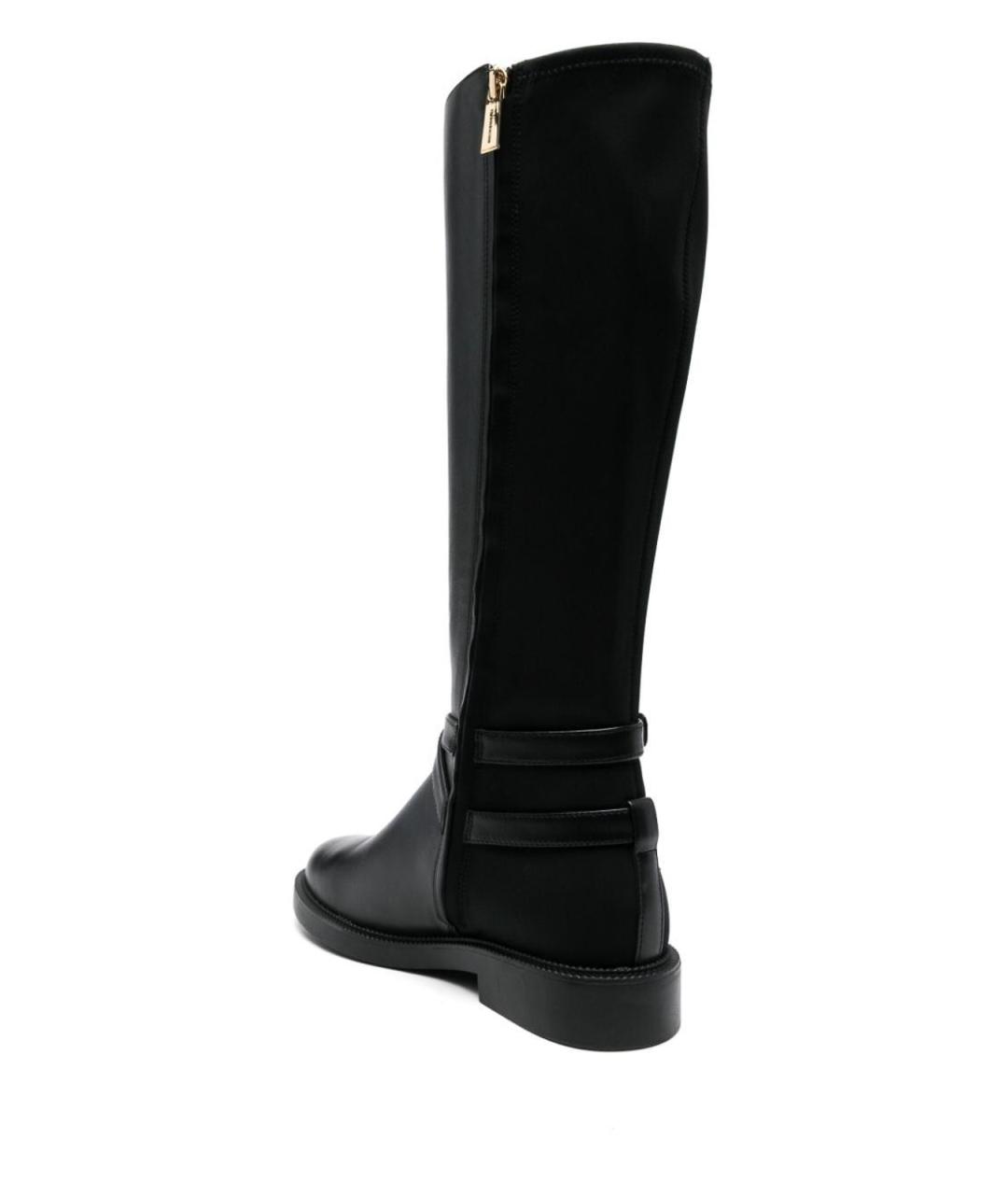 MICHAEL KORS Черные кожаные сапоги, фото 3