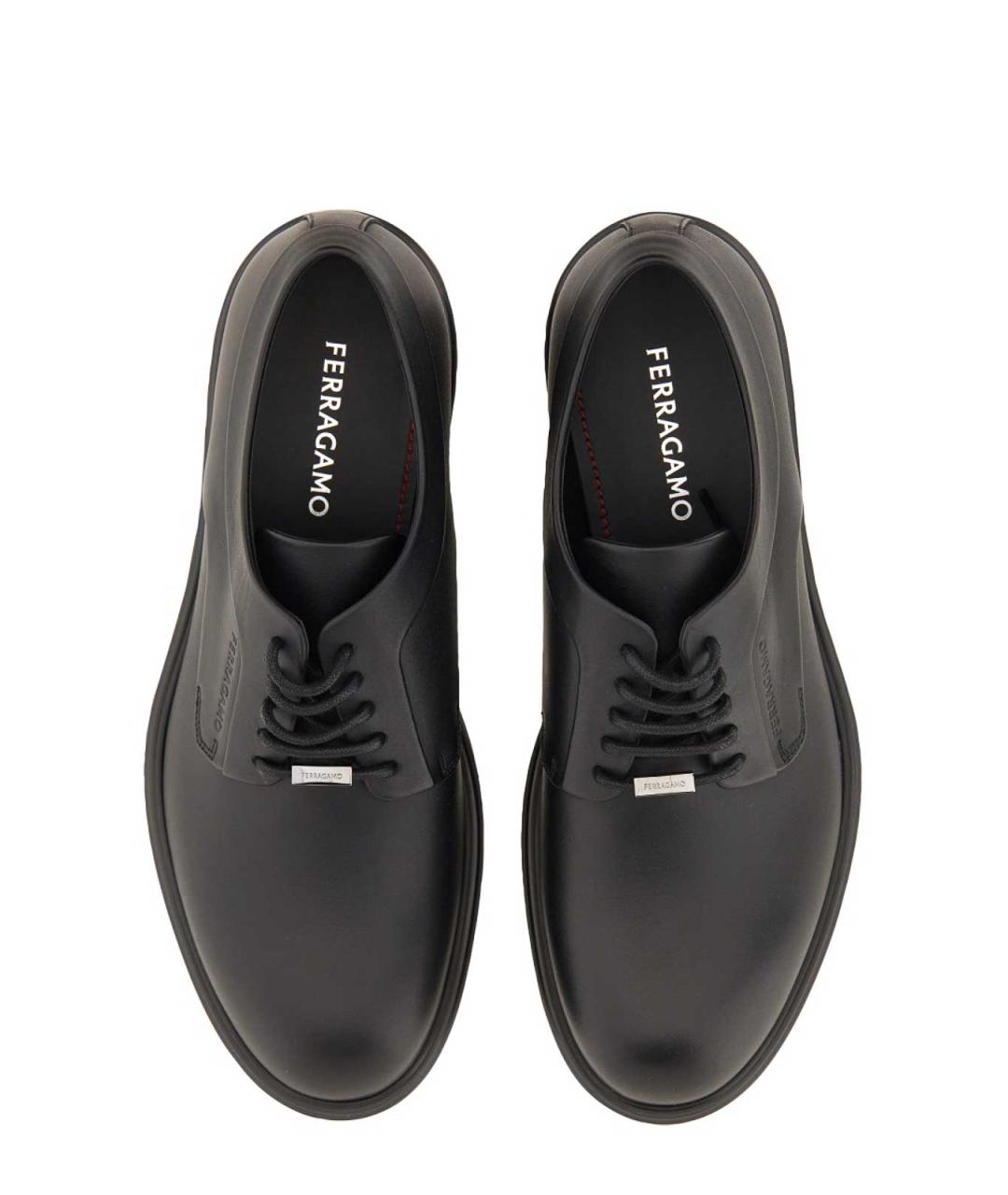 FERRAGAMO Черные текстильные туфли, фото 2