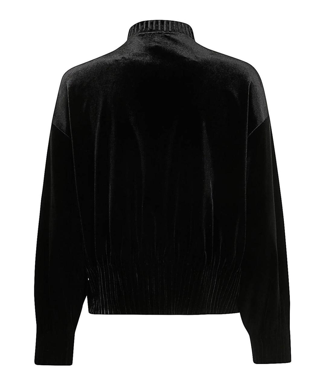 EMPORIO ARMANI Черная полиэстеровая куртка, фото 2
