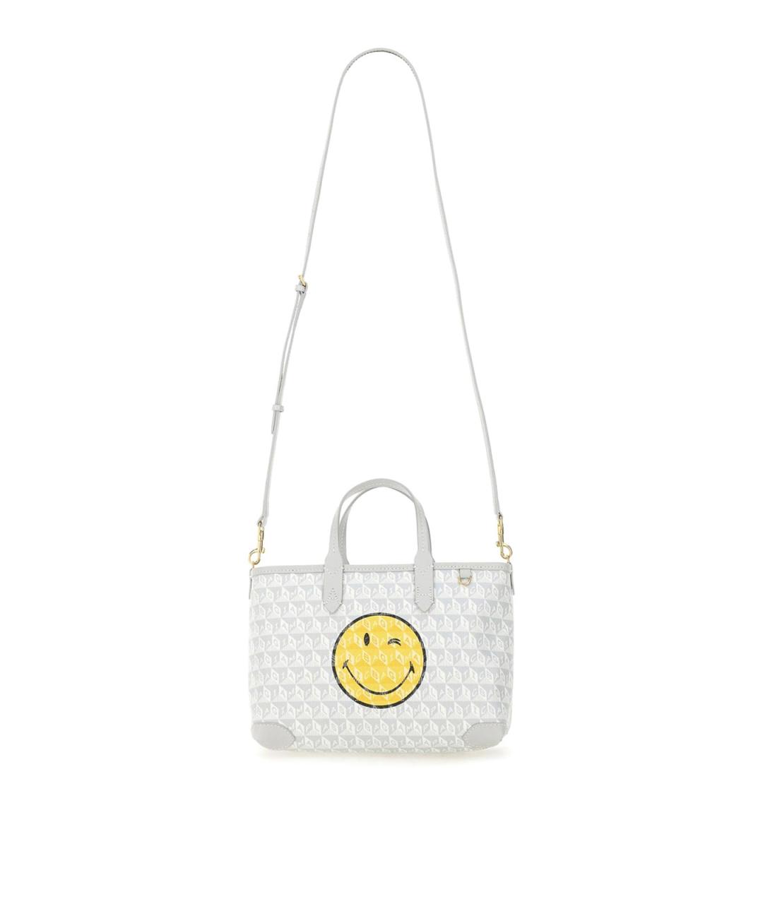 ANYA HINDMARCH Белая сумка тоут, фото 2