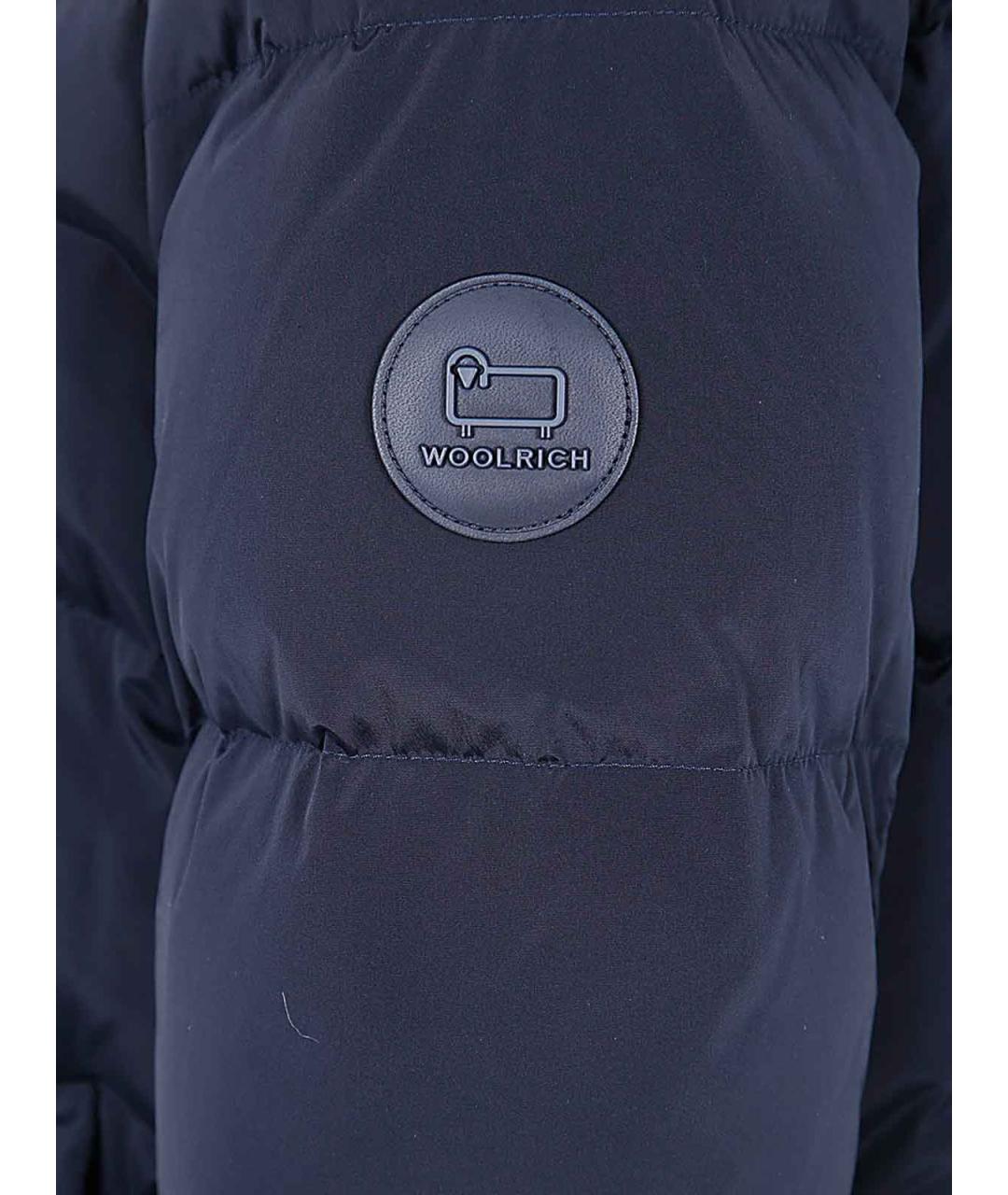 WOOLRICH Синее полиамидовое пальто, фото 3
