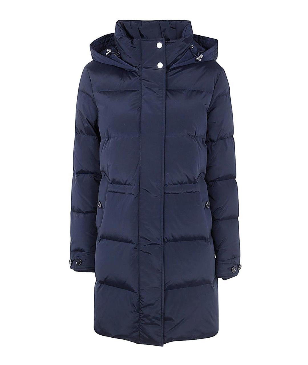 WOOLRICH Синее полиамидовое пальто, фото 1