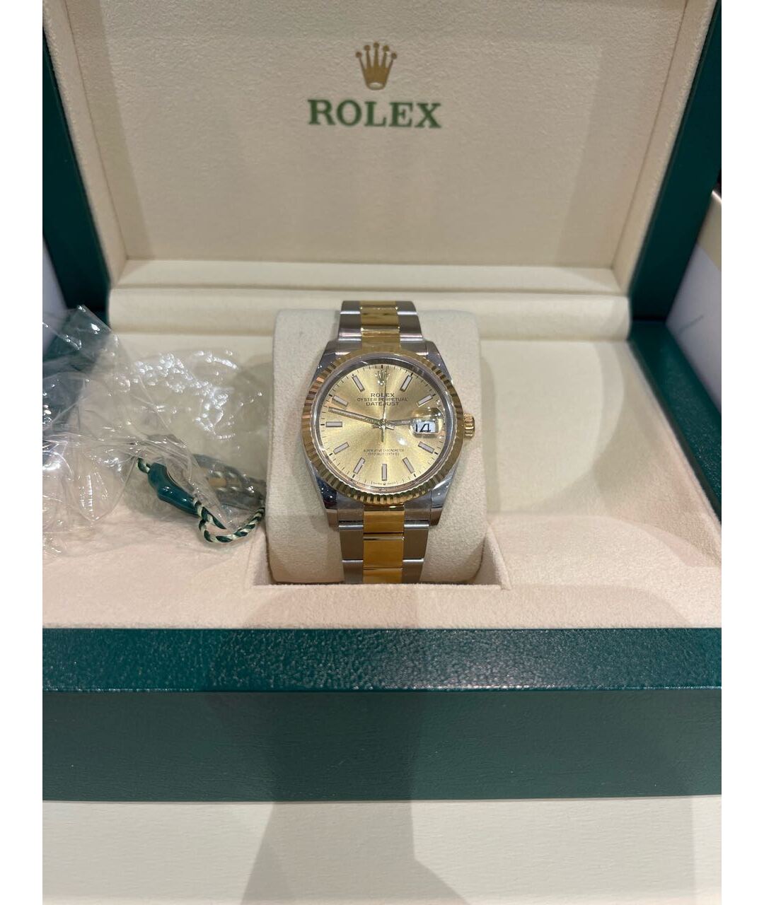 ROLEX Золотые часы, фото 8