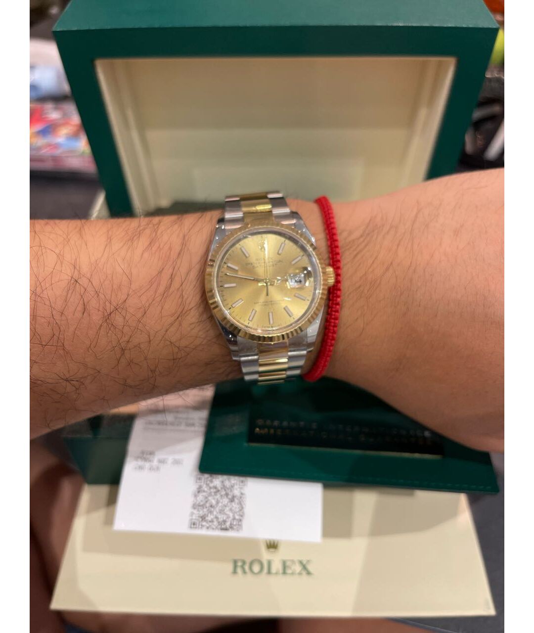 ROLEX Золотые часы, фото 6