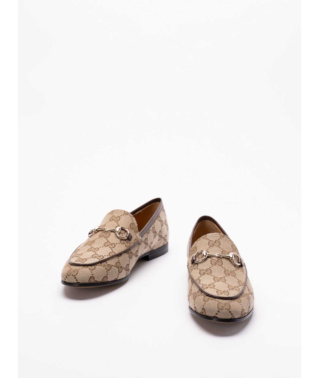 GUCCI Бежевые лоферы, фото 2