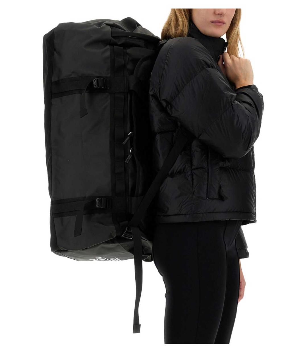 THE NORTH FACE Черная тканевая дорожная/спортивная сумка, фото 5
