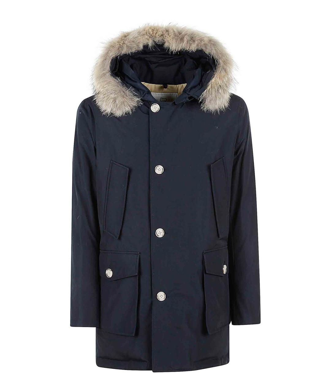 WOOLRICH Синее пальто, фото 1