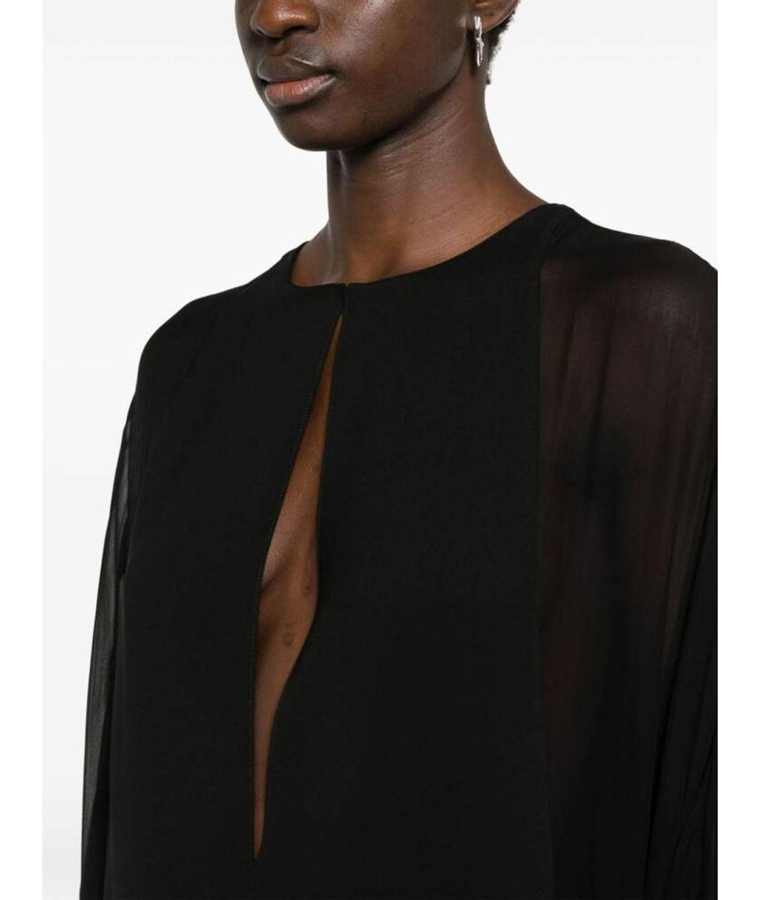 TOM FORD Черное шелковое вечернее платье, фото 3