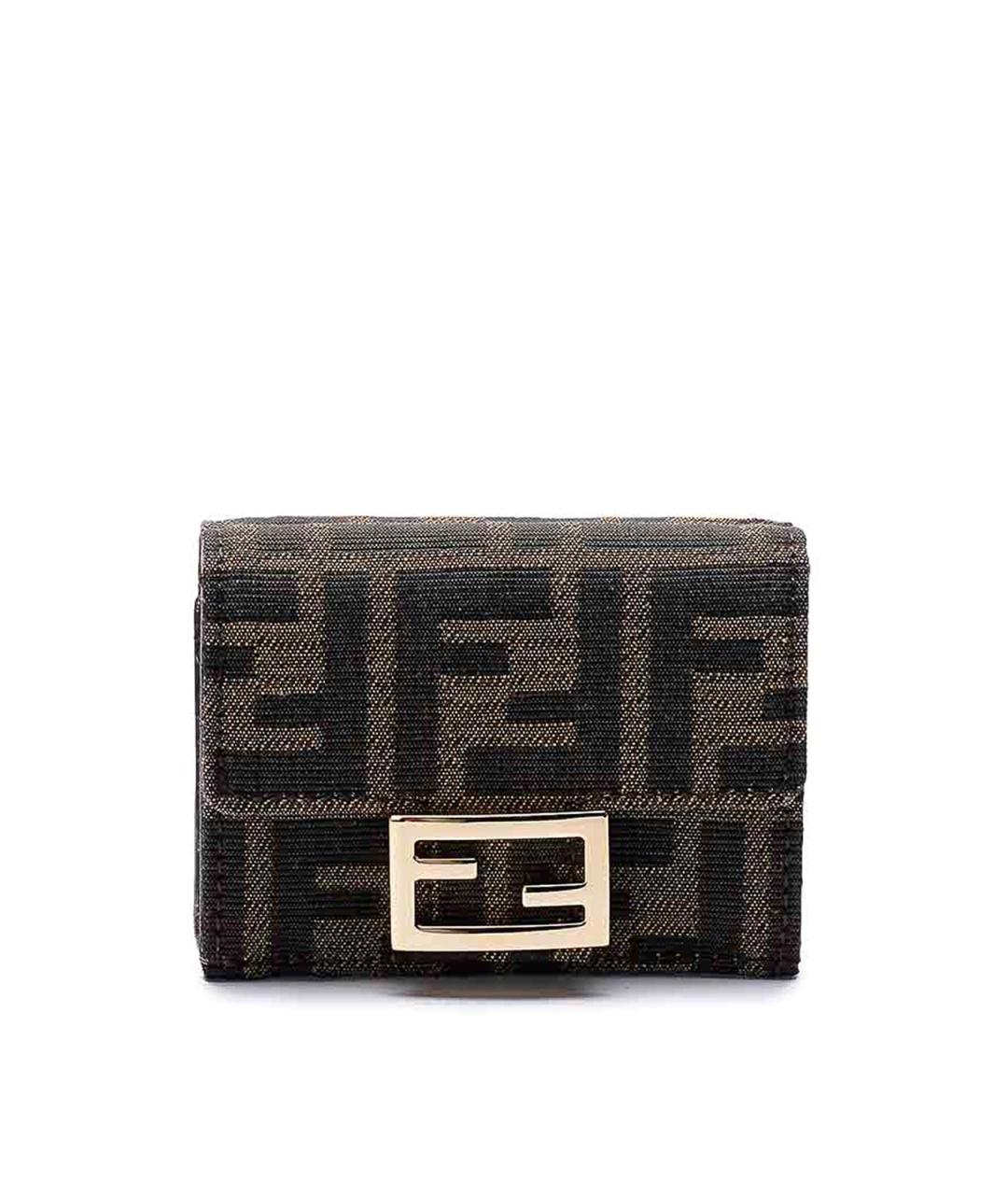 FENDI Черный кошелек, фото 1