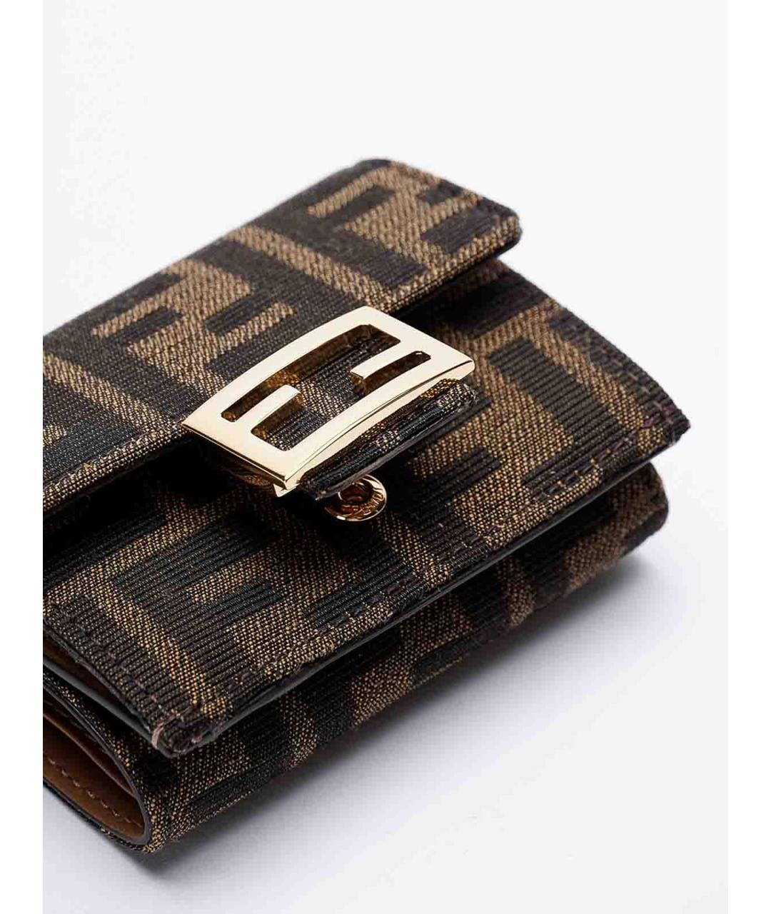 FENDI Черный кошелек, фото 4