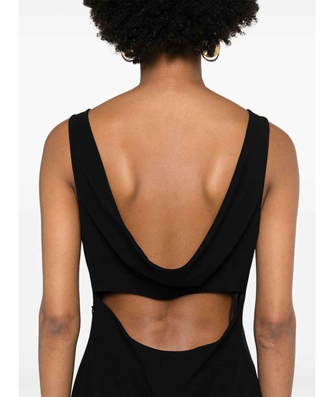 GIVENCHY Черное вискозное повседневное платье, фото 4