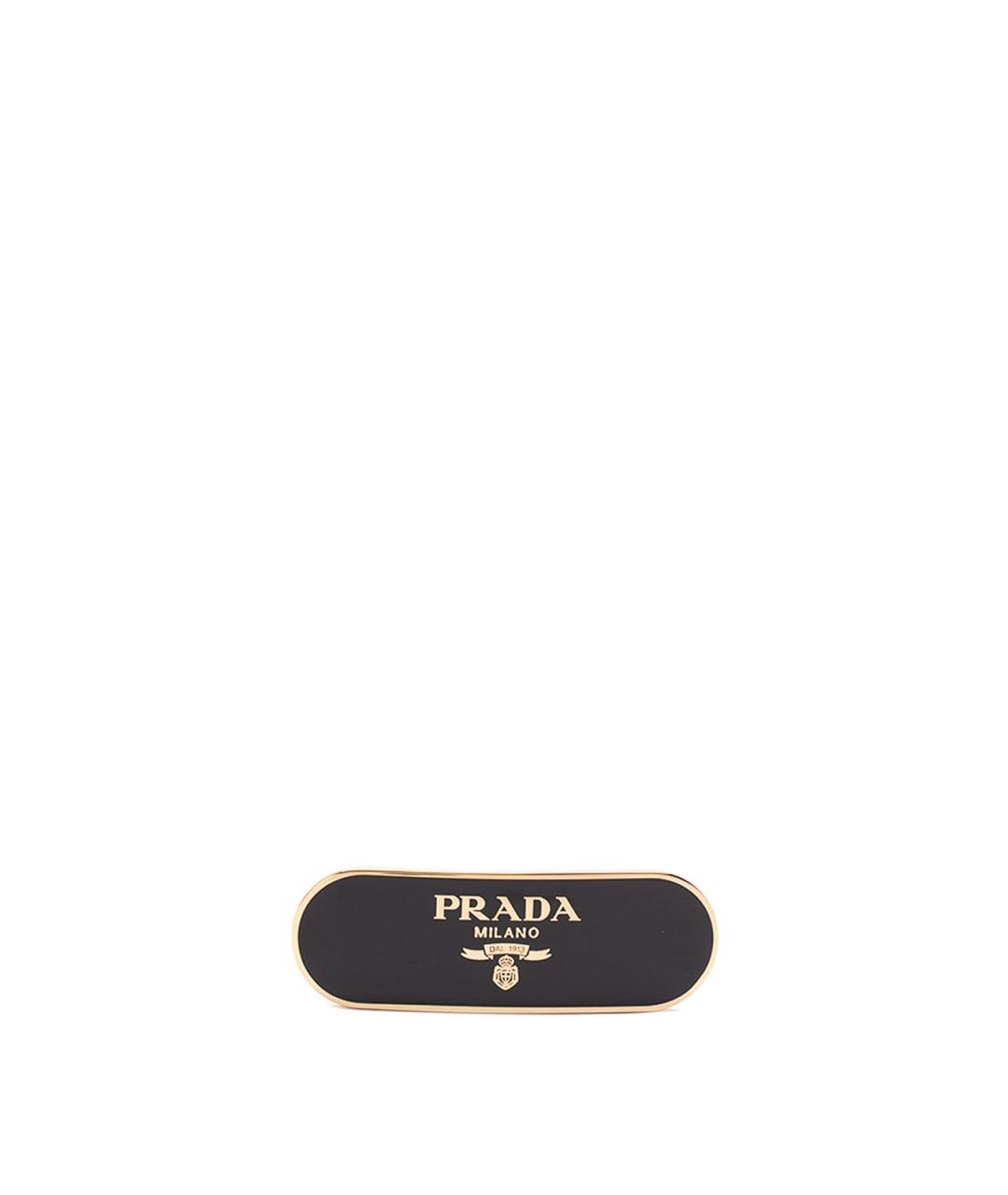 PRADA Черная заколка, фото 1