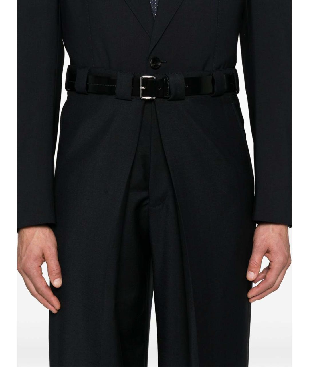 GIVENCHY Синие шерстяные повседневные брюки, фото 4