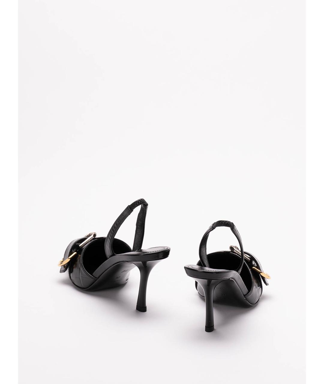 GIVENCHY Черные кожаные туфли, фото 3