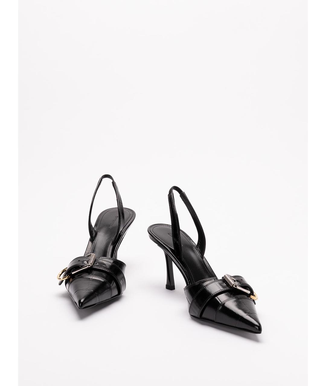GIVENCHY Черные кожаные туфли, фото 2
