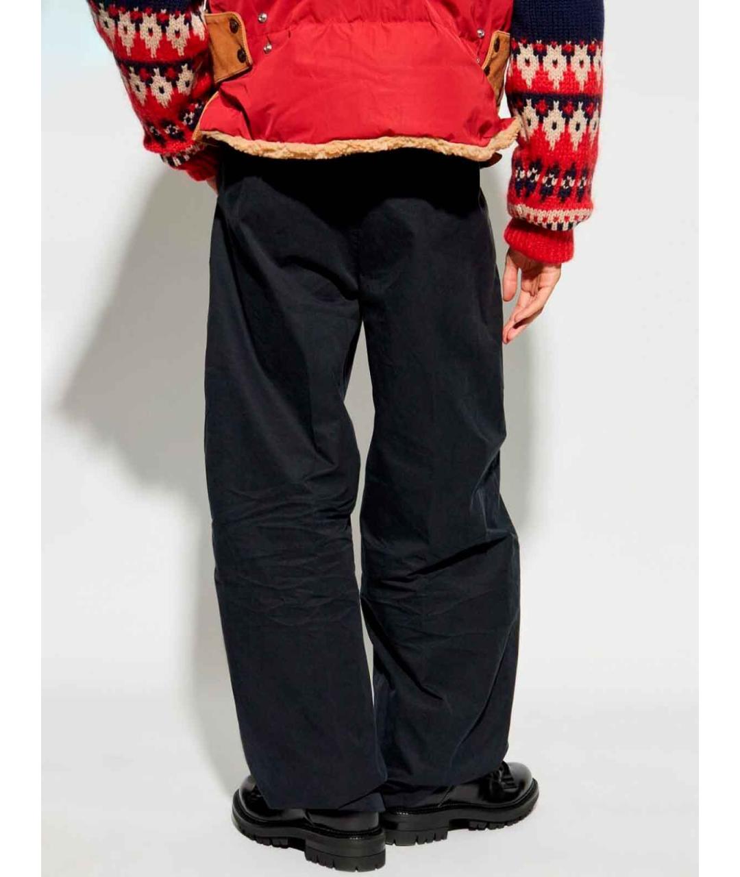 DSQUARED2 Синие хлопковые повседневные брюки, фото 4