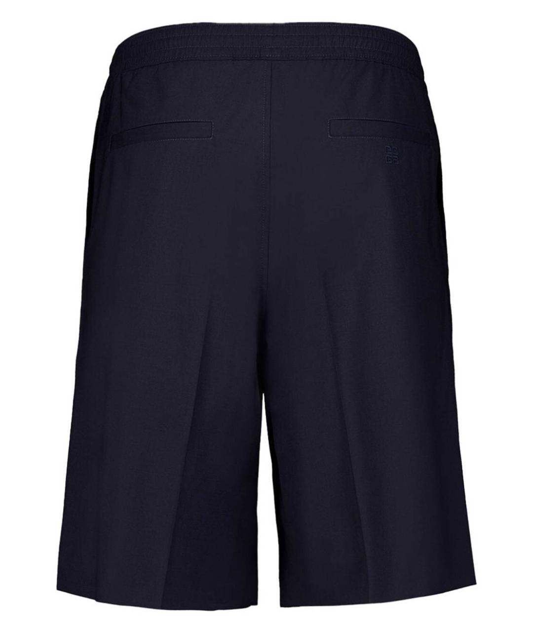GIVENCHY Синие шерстяные шорты, фото 2